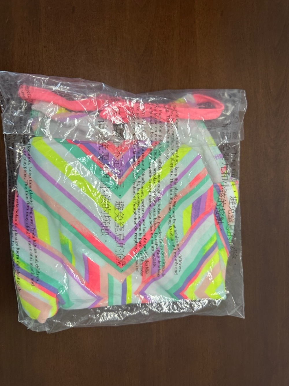 OshKosh B'gosh Girls Multicolor Striped One Piece Swimsuit Size 7 UPF 50+